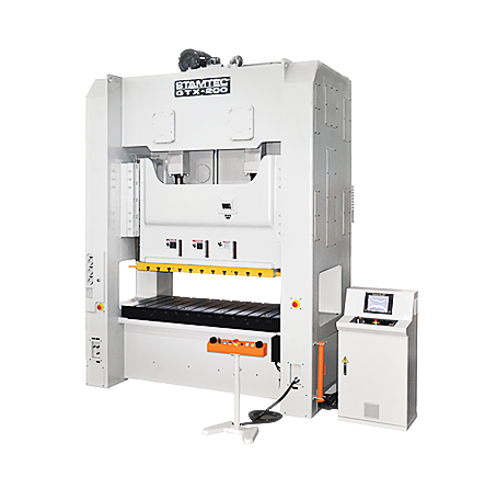 Stamtec’s 2-point crankshaft straight side mechanical stamping press
